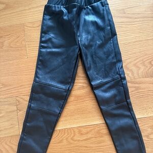 SPLENDID Girls leather looking leggings